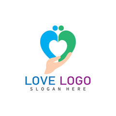 family care love vektor company bussines