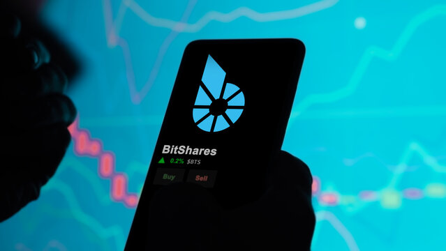 October 26th 2023. An investor analyzing the price of BitShares, the crypto $BTS broke out above the limit, BTS and climbs above the price.