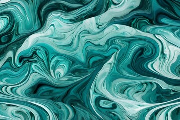 Swirling textures created by amethyst and cobalt paints, resembling an alien landscape Liquid dark blue and green  tendrils of paint intertwining in a mesmerizing abstract dance. 