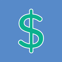 usd money, vector finance clipart