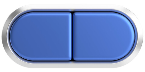 3D button. Scoreboard. 3D illustration.