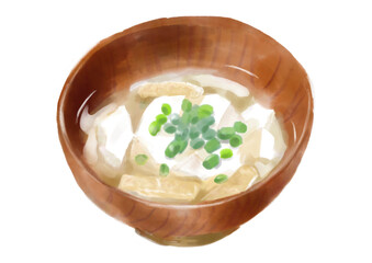 水彩のお味噌汁01_2