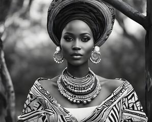 Beautiful portrait of African woman