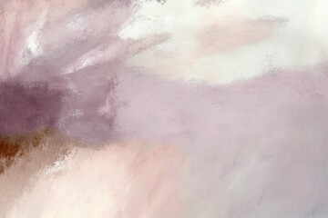 Abstract watercolor background with pastel pink, lavender and cream colors