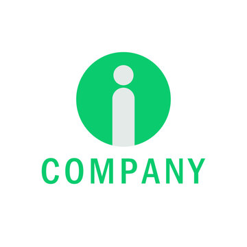 I latter icon business branding logo
