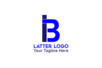Latter, IB, Company Monogram Logo design