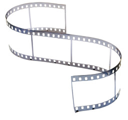 Fototapeta na wymiar Film image isolated on a transparent background.