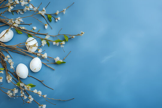 Easter card with a copy of the place for your text