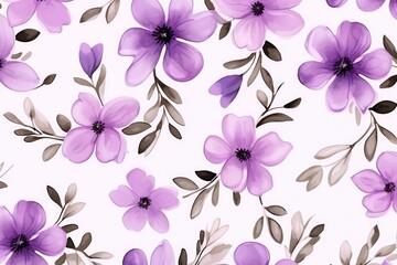 purple flowers. 