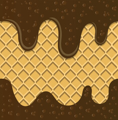 sweet chocolate seamless pattern eps 10
