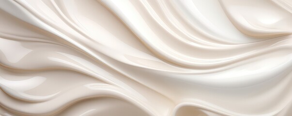 Macro Illustration Zooming In On The Intricate Details Of Face Cream