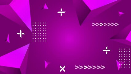 Motion Graphic Background With Purple Theme