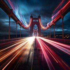 Obraz premium tower bridge at night