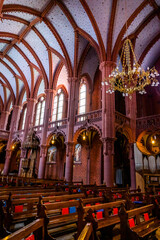 Obraz premium Basilique Notre-Dame de l'Assomption de Neuchâtel en Suisse