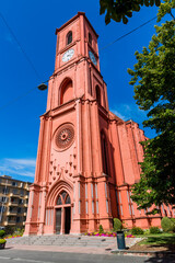 Obraz premium Basilique Notre-Dame de l'Assomption de Neuchâtel en Suisse