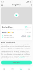 Online Learning Platform, Learn School and Student Class Mobile App Ui Kit Template