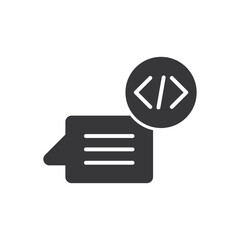 Programming Coding Icon - Chat Icon