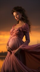 a beautiful Pregnant Woman 