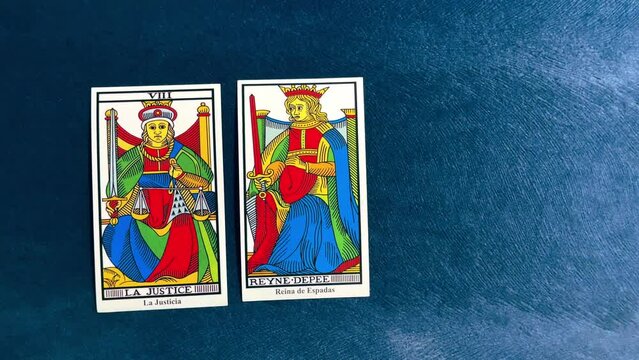 lectura de cartas del tarot de Marsella 