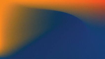 Artistry of Blue and Orange Gradient, Blur & Orange Grainy Gradient
