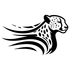 cheetah logo concept vector illustration