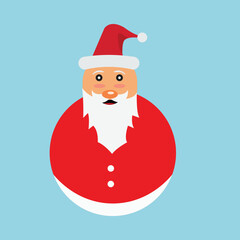 Cheerful Santa Claus Vector - Iconic Christmas Graphic Element