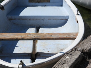A close view of part of the boat