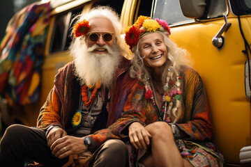 Hippie, philosophy lifestyle subculture, 1960s , freedom, love pocifism, spiritual community, Make...