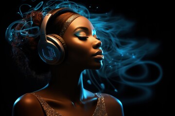 Music, rhythm drive, melody entertainment, state of mind, DJ remote headphones, mood vibe, rhythm...