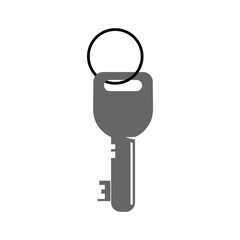 car key isolated on white