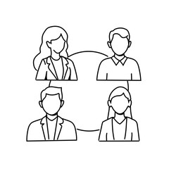 STEM Community Hand-drawn Icon