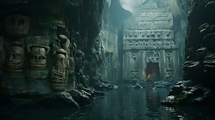 Beautiful abyss illustration