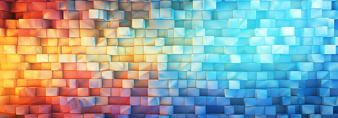 The wallpaper background is made of abstract materials, the patterns are made of multicolored stones, glass and beads,,Generated by AI