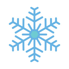 Snow flake icon design, illustration design