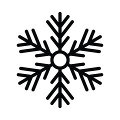 Snow flake icon design, illustration design