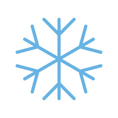 Snow flake icon design, illustration design