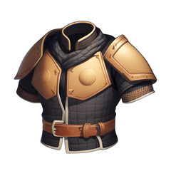 Medieval leather armor game ai generated