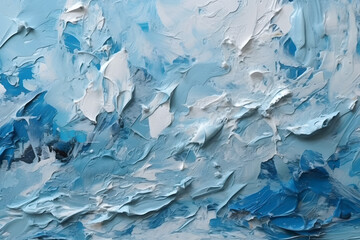 Fototapeta premium Modern abstract artwork painted in blue