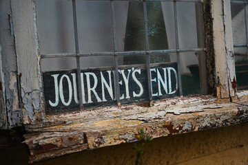 Fototapeta premium sign in old building