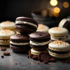 Oreo Macarons - Chocolate and Creamy French Treats