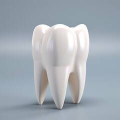 3D Rendering of a Molar Tooth - obrazy, fototapety, plakaty