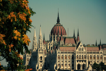 Fototapeta premium hungarian parliament city