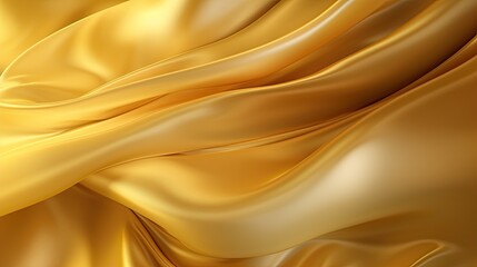 golden silk background - generative ai