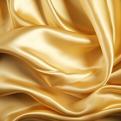 Obraz premium golden satin background - generative ai