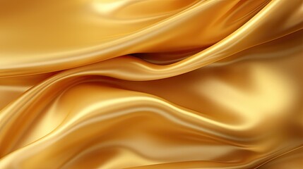 golden satin background - generative ai