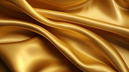 golden satin background - generative ai