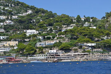 Fototapeta na wymiar view of Capri Italy 