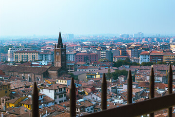 View of verona from the bell tower