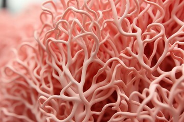 A close-up of a magnificent brain coral, with its intricate patterns and textured surface, symbolizing the resilience and beauty of coral reefs in the face of environmental challenges