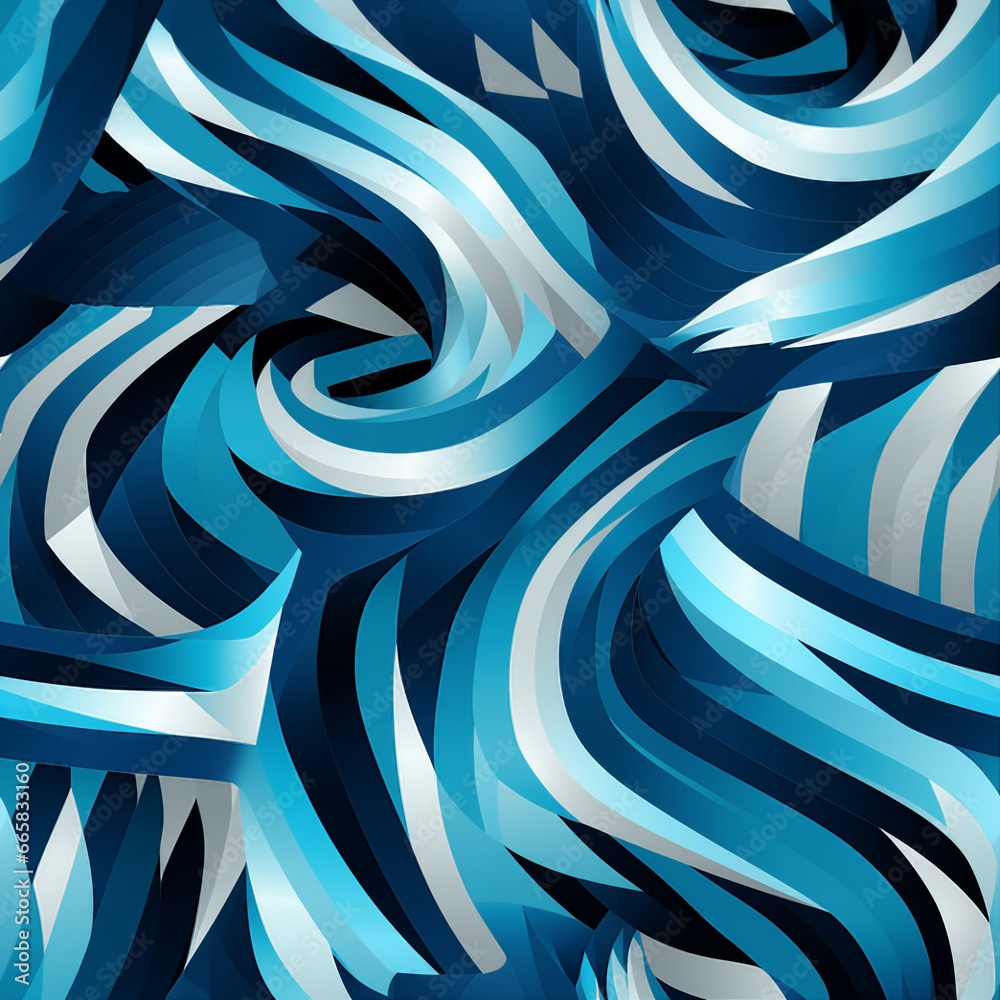 Poster Geometric Patterns in Motion